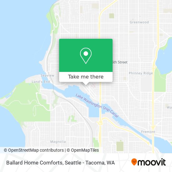Ballard Home Comforts map