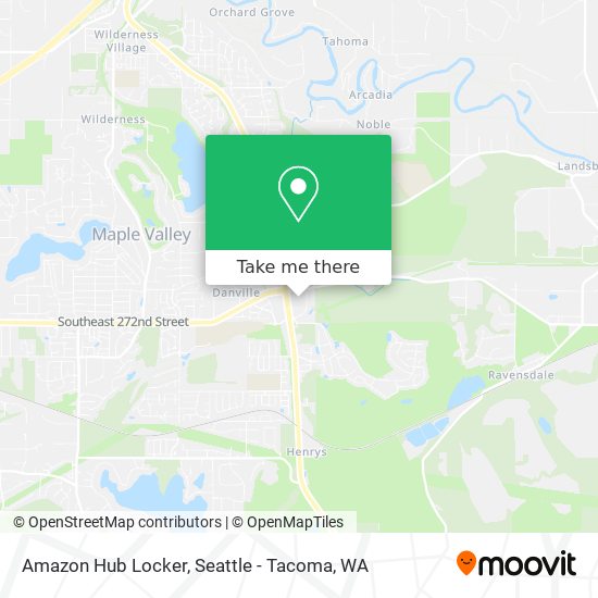 Amazon Hub Locker map