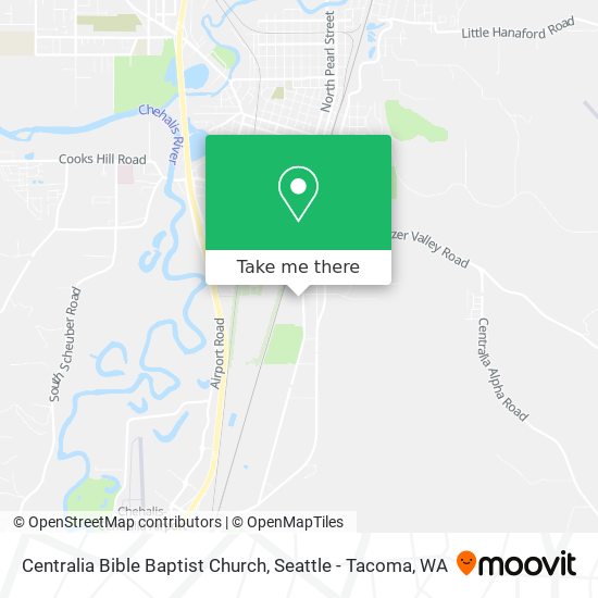 Mapa de Centralia Bible Baptist Church