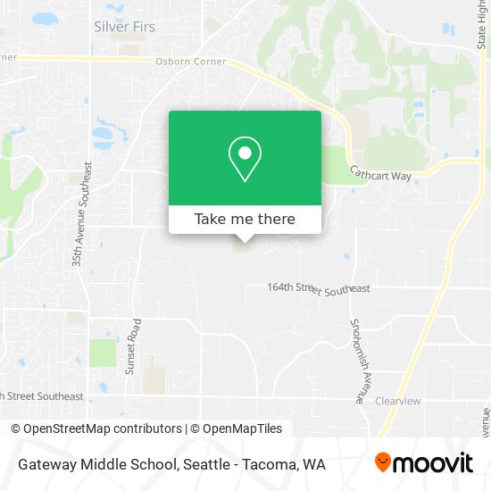 Mapa de Gateway Middle School