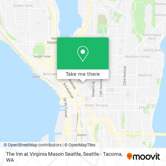 Mapa de The Inn at Virginia Mason Seattle