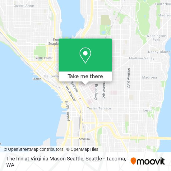 The Inn at Virginia Mason Seattle map