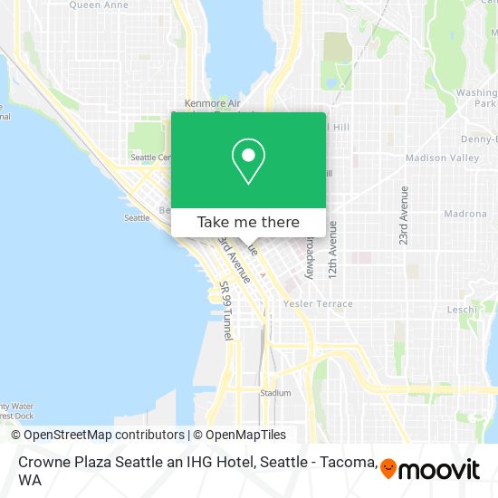 Mapa de Crowne Plaza Seattle an IHG Hotel