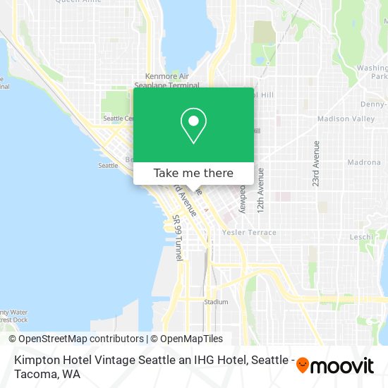 Mapa de Kimpton Hotel Vintage Seattle an IHG Hotel
