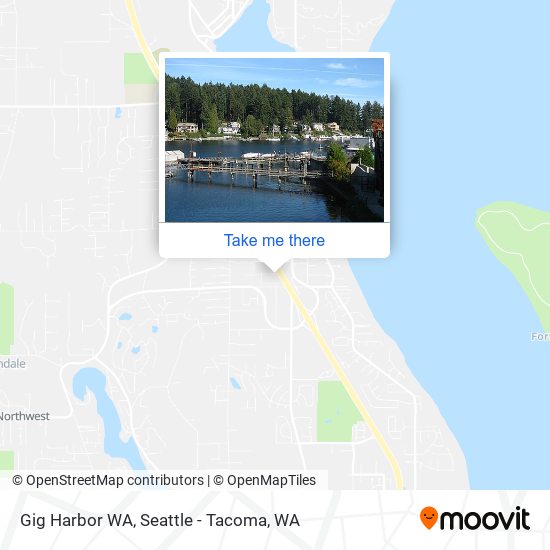 Gig Harbor WA map