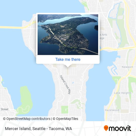 Mercer Island map