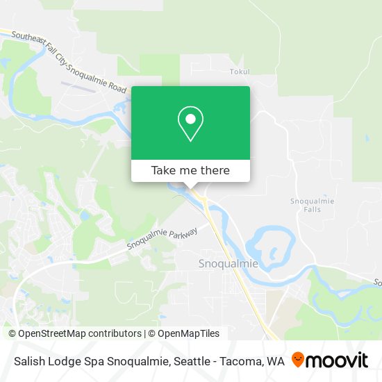 Salish Lodge Spa Snoqualmie map
