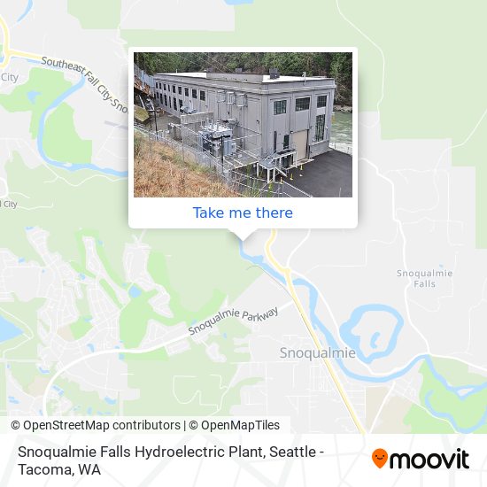 Snoqualmie Falls Hydroelectric Plant map