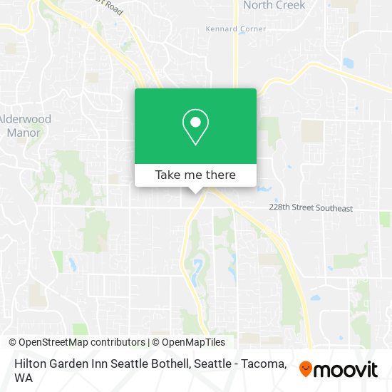 Mapa de Hilton Garden Inn Seattle Bothell