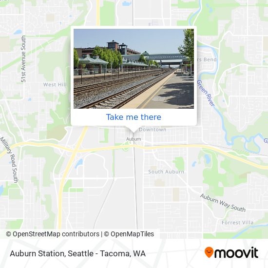 Mapa de Auburn Station