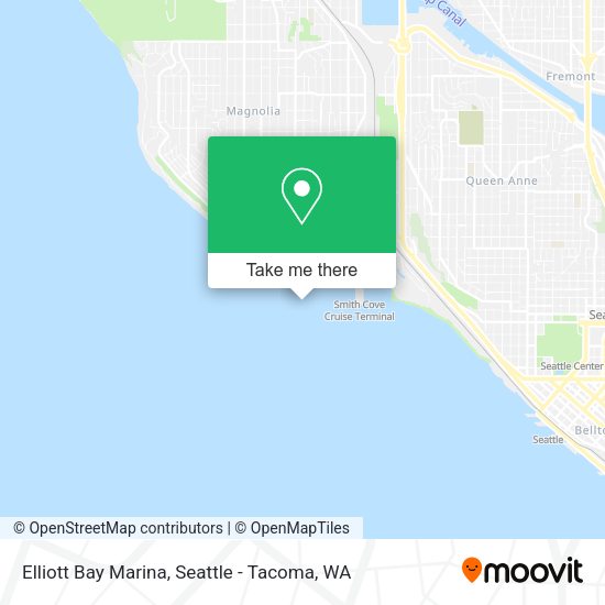 Elliott Bay Marina map