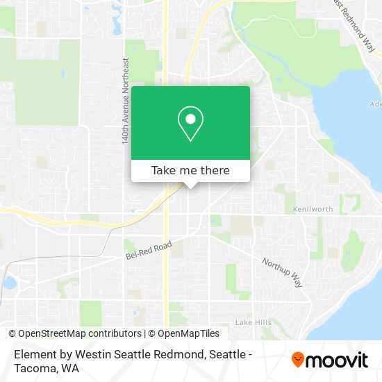 Element by Westin Seattle Redmond map