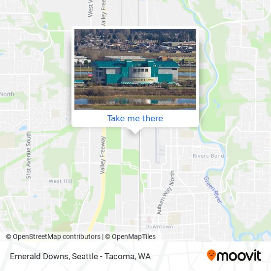 Emerald Downs map