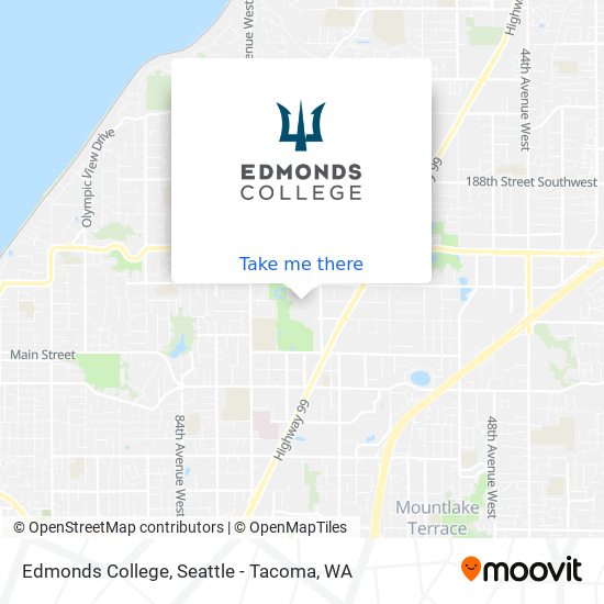 Mapa de Edmonds College