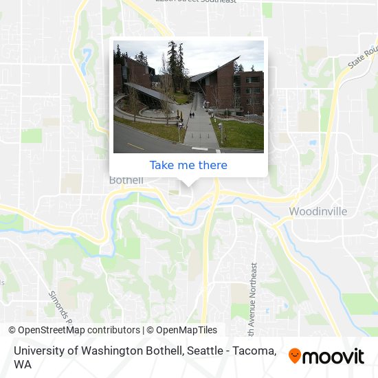 University of Washington Bothell map