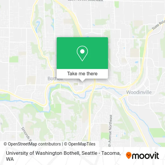 University of Washington Bothell map