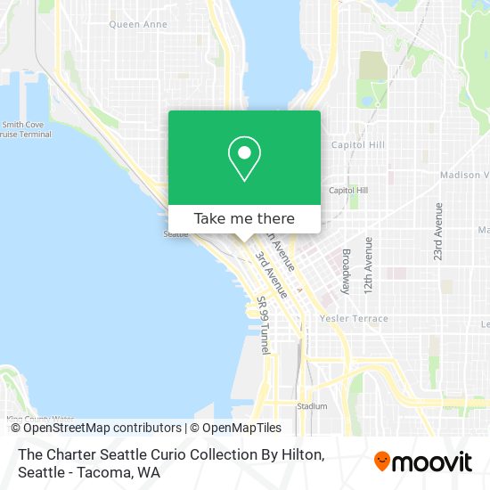 Mapa de The Charter Seattle Curio Collection By Hilton