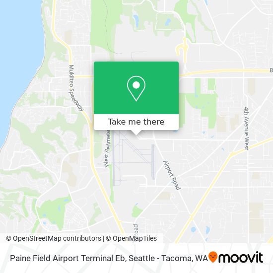 Mapa de Paine Field Airport Terminal Eb