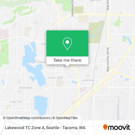 Lakewood TC Zone A map