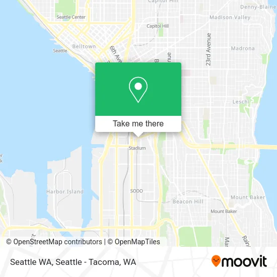 Seattle WA map