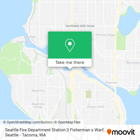 Seattle Fire Department Station 3 Fisherman s Warf map