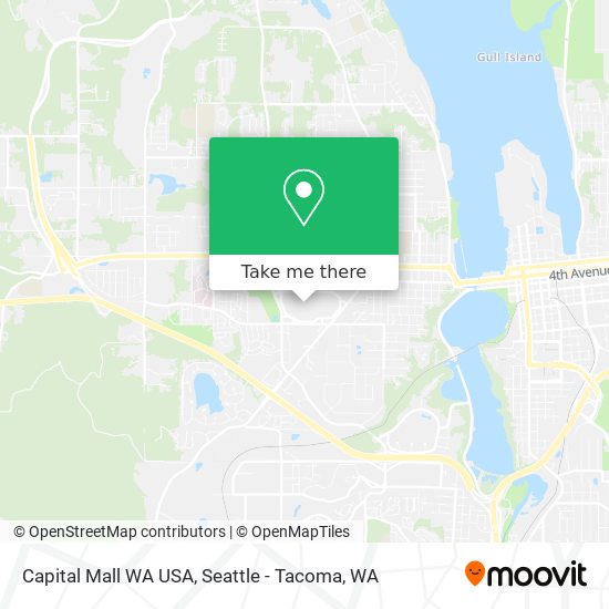 Mapa de Capital Mall WA USA