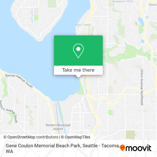 Gene Coulon Memorial Beach Park map