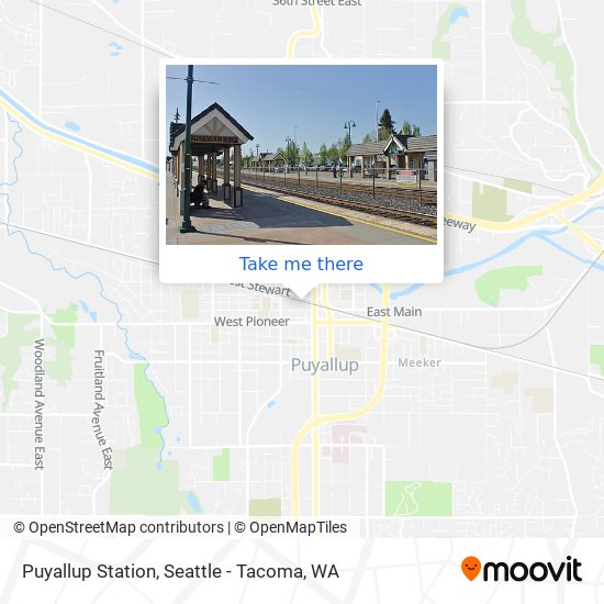 Puyallup Station map