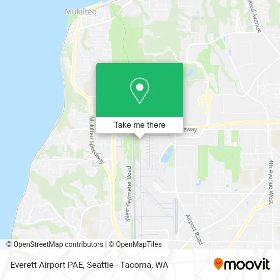 Everett Airport PAE map