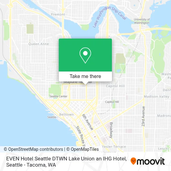 How to Get to EVEN Hotel Seattle DTWN Lake Union an IHG Hotel by Bus or ...
