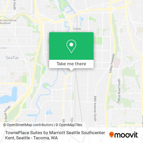 TownePlace Suites by Marriott Seattle Southcenter Kent map