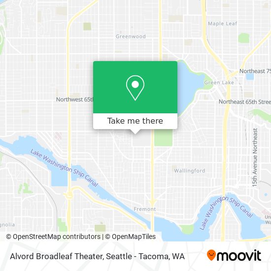 Mapa de Alvord Broadleaf Theater
