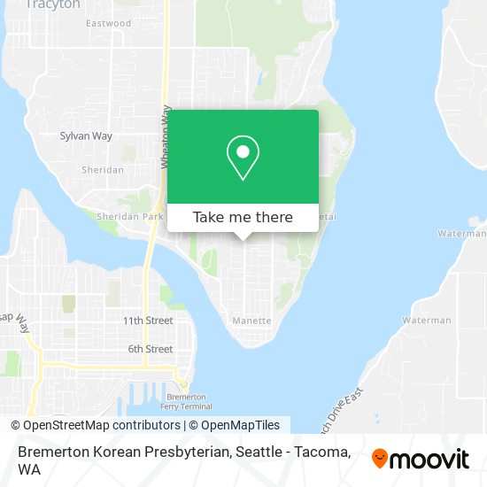 Mapa de Bremerton Korean Presbyterian