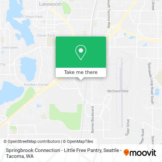 Mapa de Springbrook Connection - Little Free Pantry