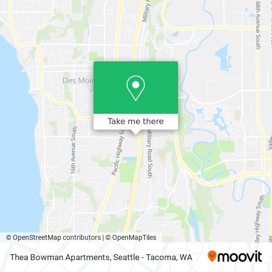 Thea Bowman Apartments map