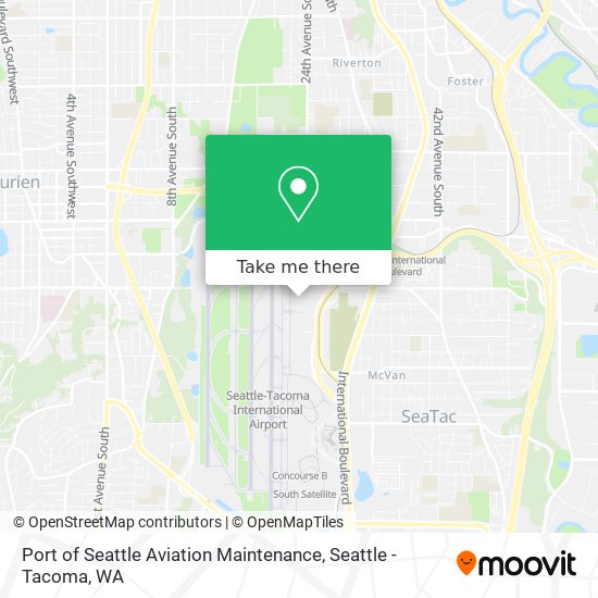 Mapa de Port of Seattle Aviation Maintenance