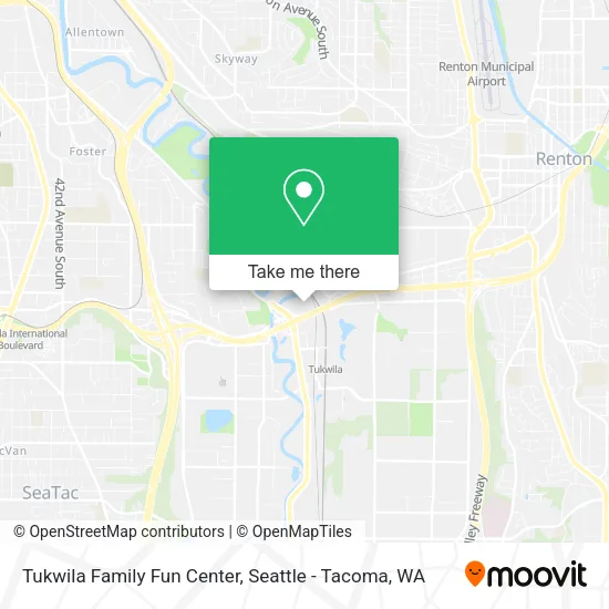 Mapa de Tukwila Family Fun Center