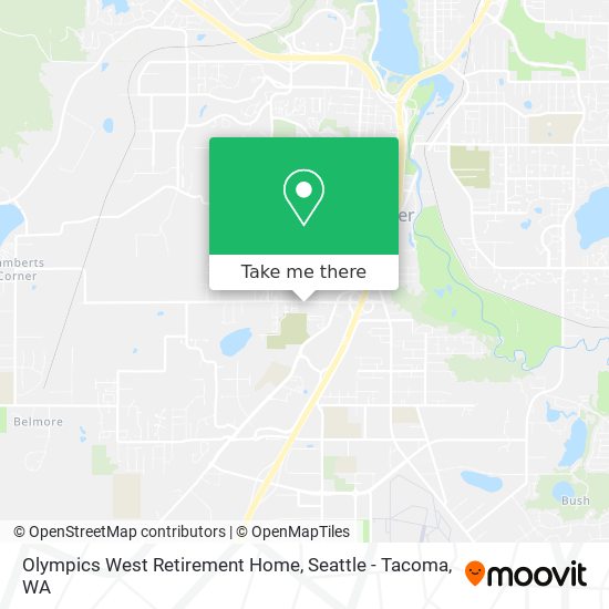 Olympics West Retirement Home map