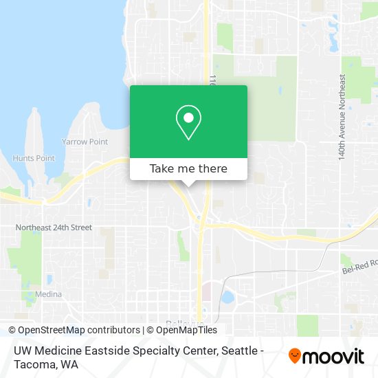 UW Medicine Eastside Specialty Center map