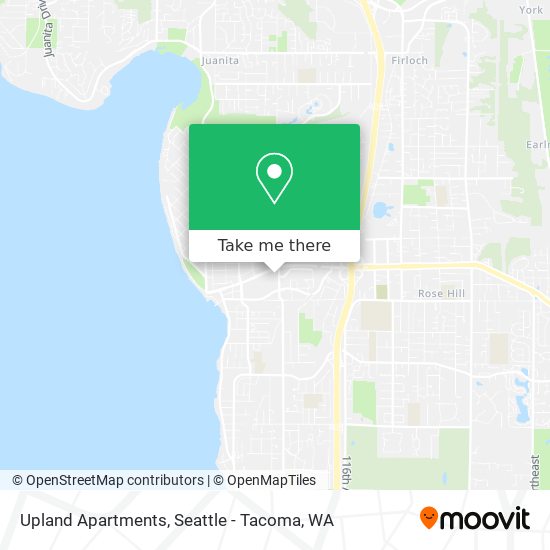 Upland Apartments map