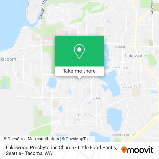 Lakewood Presbyterian Church - Little Food Pantry map