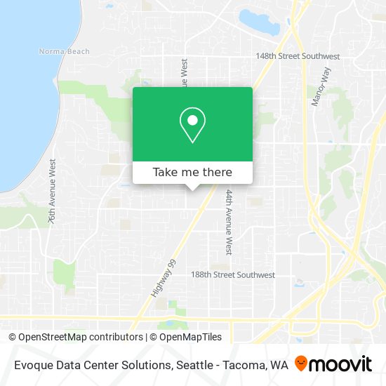 Evoque Data Center Solutions map