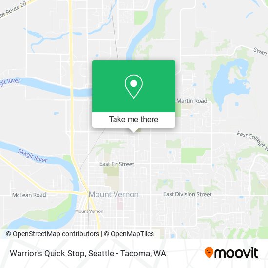 Warrior's Quick Stop map
