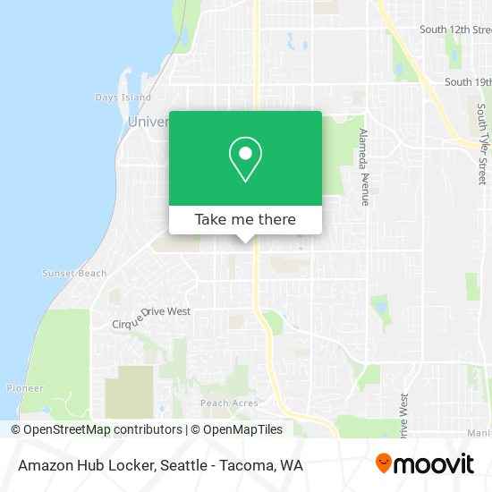 Amazon Hub Locker map