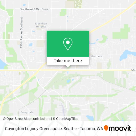 Covington Legacy Greenspace map
