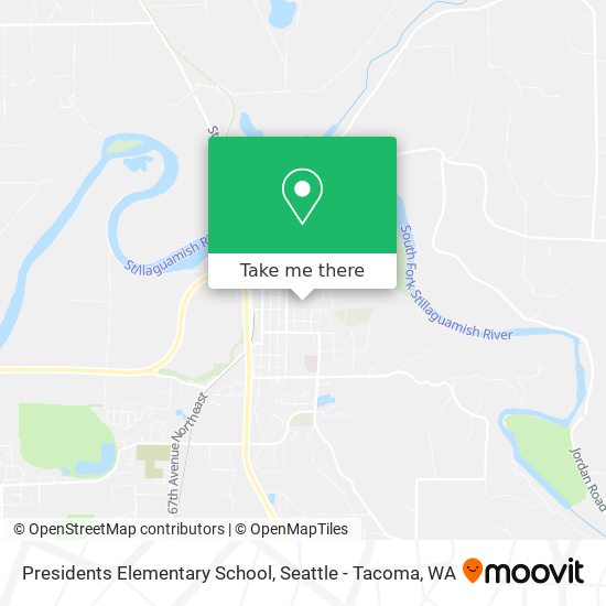 Presidents Elementary School map