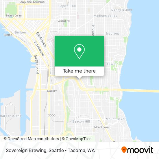 Sovereign Brewing map