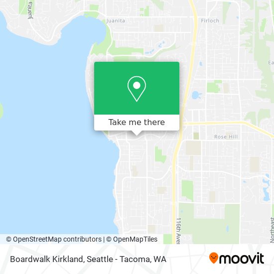 Mapa de Boardwalk Kirkland