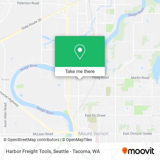 Harbor Freight Tools map