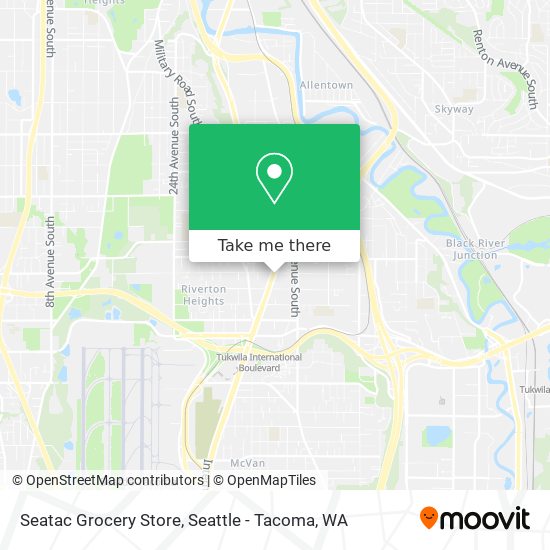 Seatac Grocery Store map